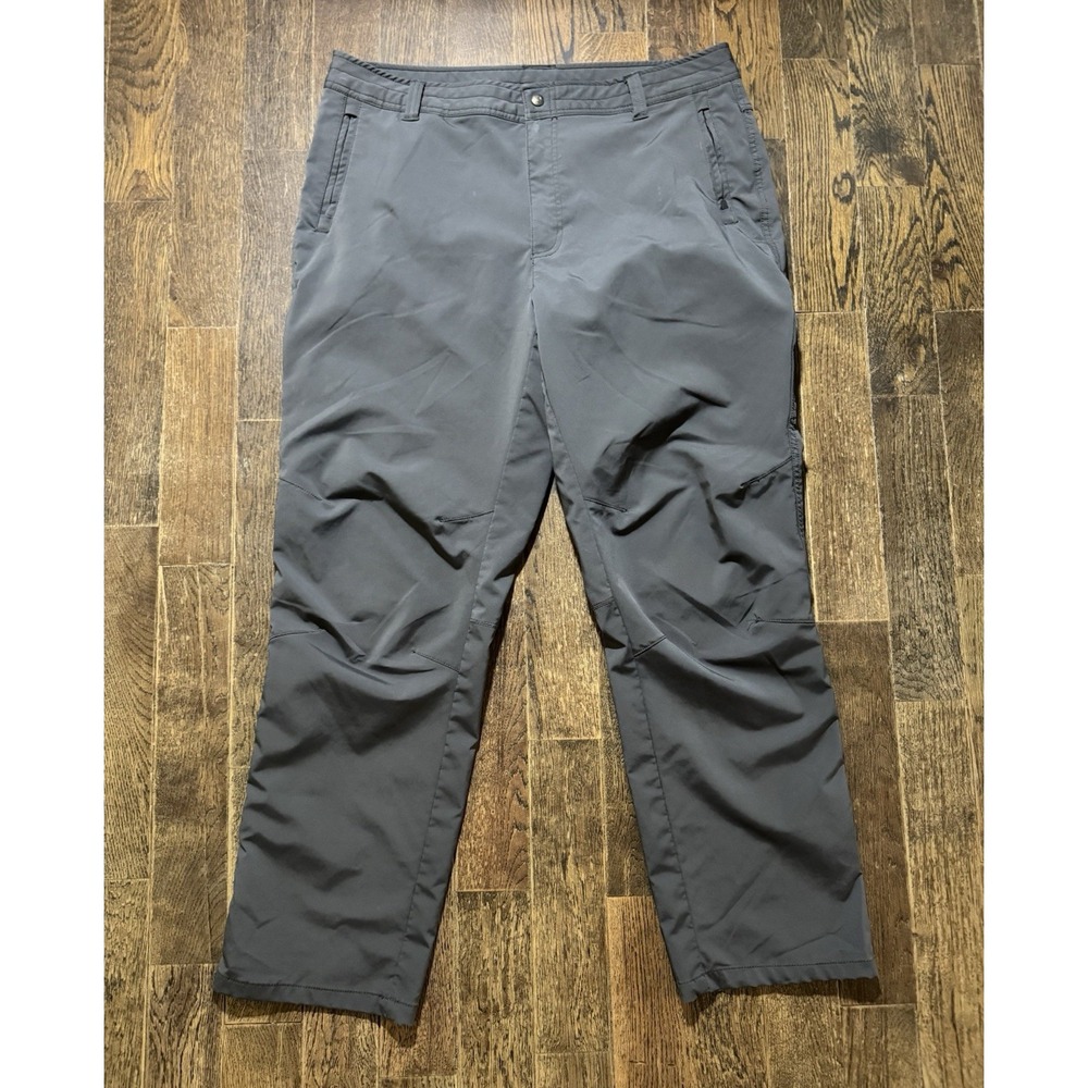 Nordic Track Pants Men's Size W38xL32 Gray Cargo Performance Outdoor Stretch
